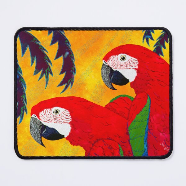 Item preview, Twin Scarlet Macaw Parrots designed and sold by 141Gifts.