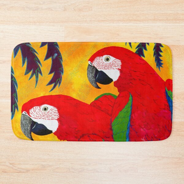 Item preview, Twin Scarlet Macaw Parrots designed and sold by 141Gifts.