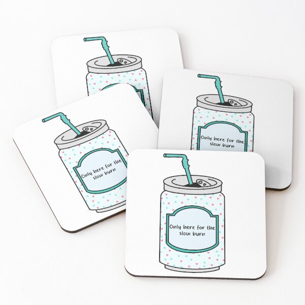 Item preview, Only Here for the Slow Burn - Romantic Tension Book Lover Design for Tumblers & Stickers designed and sold by OceaneZwDesigns.