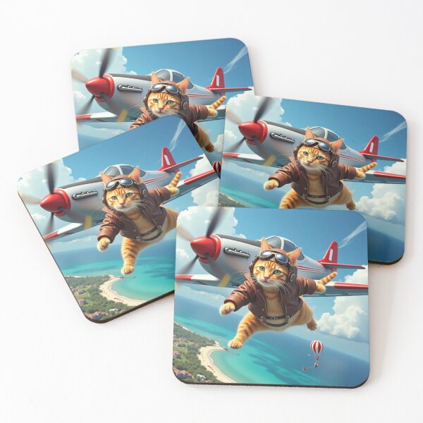 Item preview, Adventure Cat Pilot  designed and sold by Alpaca Ridge.