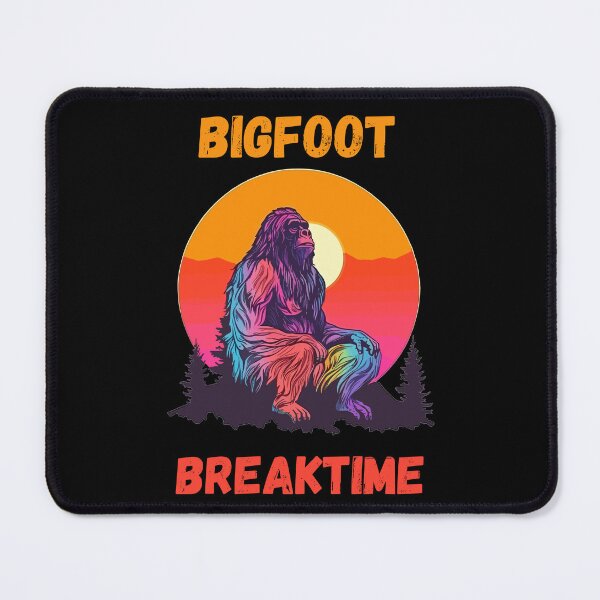 Item preview, Funny Bigfoot Taking a Break Retro Sunset Silhouette designed and sold by TheSwagShack.