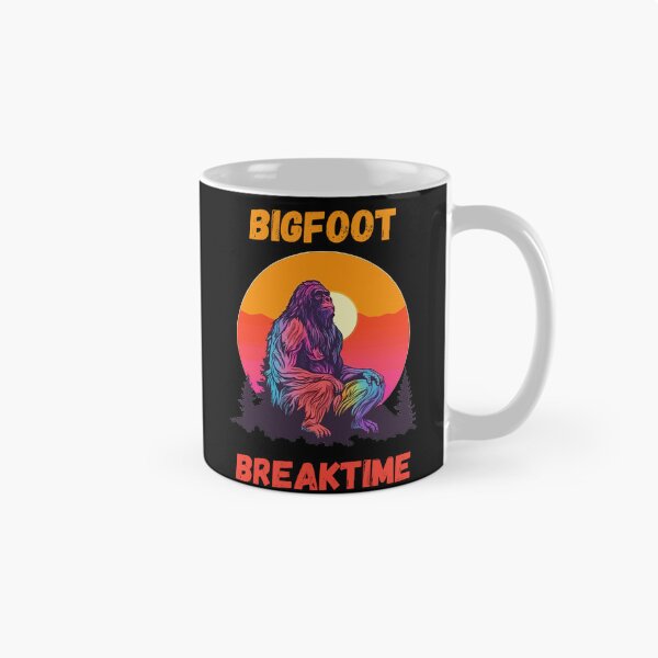 Item preview, Funny Bigfoot Taking a Break Retro Sunset Silhouette designed and sold by TheSwagShack.