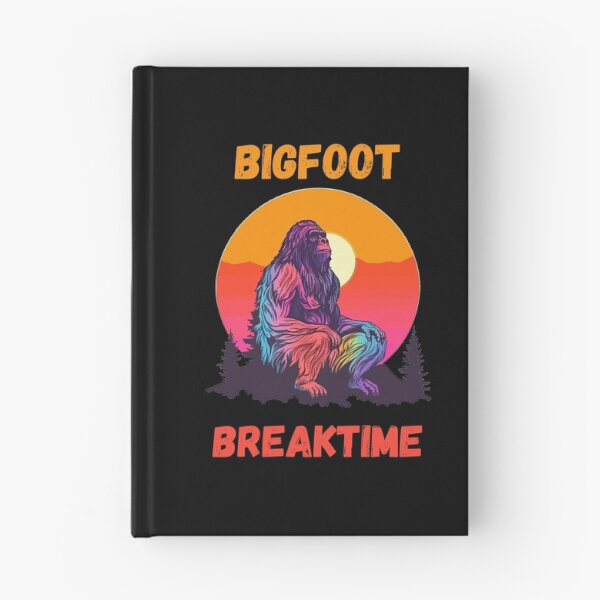 Item preview, Funny Bigfoot Taking a Break Retro Sunset Silhouette designed and sold by TheSwagShack.