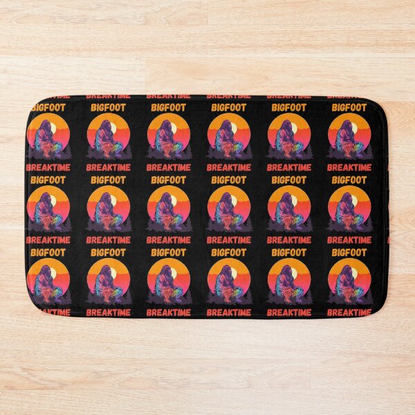 Item preview, Funny Bigfoot Taking a Break Retro Sunset Silhouette designed and sold by TheSwagShack.