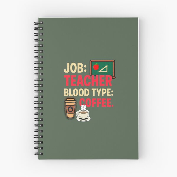 Item preview, Teacher Blood Type designed and sold by LaPaz361.
