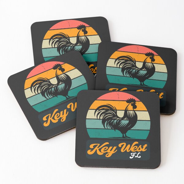 Item preview, Key West Florida family vacation  retro sunset rooster  summer 2025 designed and sold by erozzz.