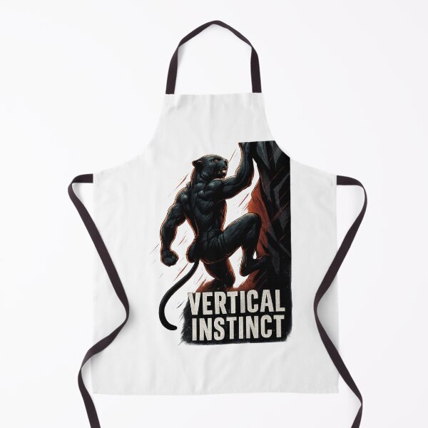 Item preview, Panther Climbing Art – Vertical Instinct Animal Power Design designed and sold by JenniferCreaArte .