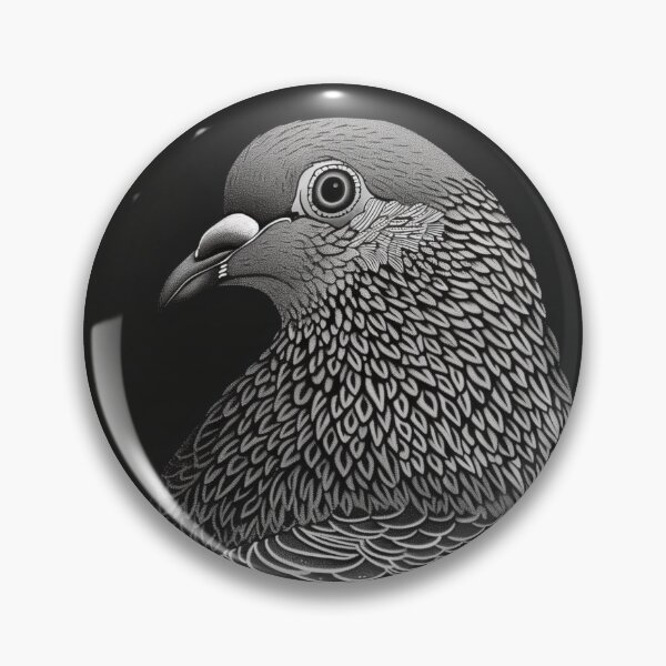 Artikelvorschau, Brieftaube im Dot-Art-Stil entworfen und verkauft von Pigeonarchy.