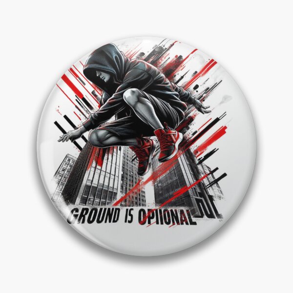 Item preview, Parkour Urban Jump Art – Ground Is Optional Street Style Design designed and sold by JenniferCreaArte .