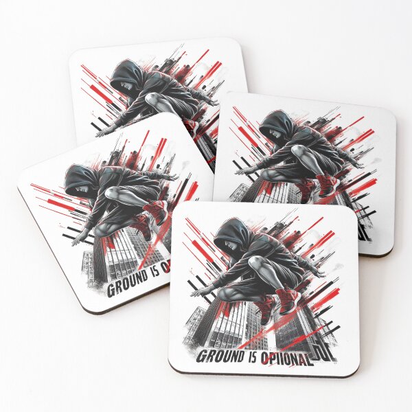 Item preview, Parkour Urban Jump Art – Ground Is Optional Street Style Design designed and sold by JenniferCreaArte .
