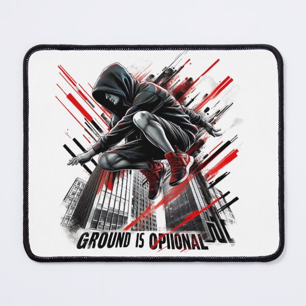 Item preview, Parkour Urban Jump Art – Ground Is Optional Street Style Design designed and sold by JenniferCreaArte .