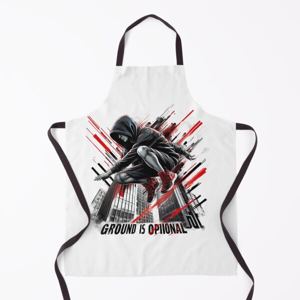 Item preview, Parkour Urban Jump Art – Ground Is Optional Street Style Design designed and sold by JenniferCreaArte .