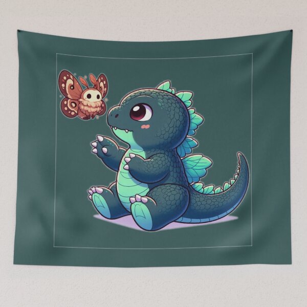 Item preview, Godzilla x Mothra designed and sold by FujiFantasy.