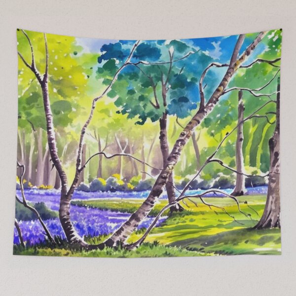Item preview, A woodland glade（watercolour + AI） designed and sold by artsmeow.