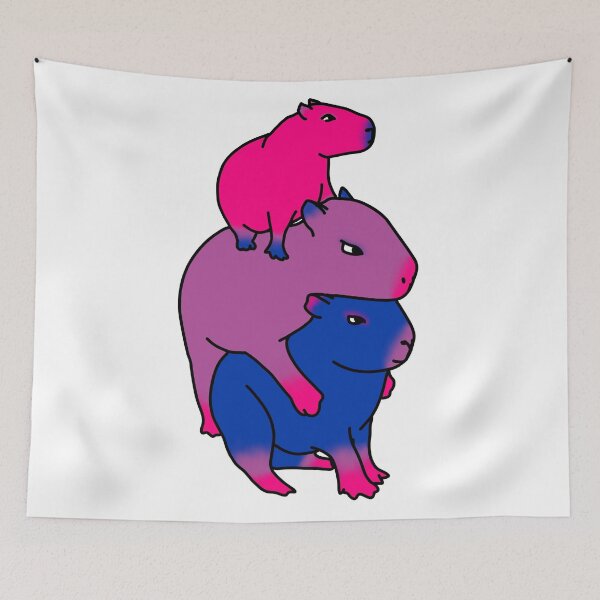 Item preview, Bisexual Capybaras designed and sold by chelsea125.