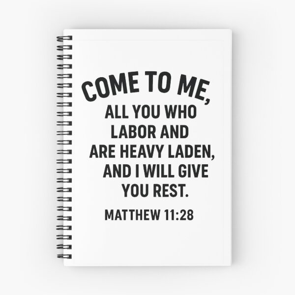 Item preview, MATTHEW 11:28 designed and sold by TheWonkyEaselCo.