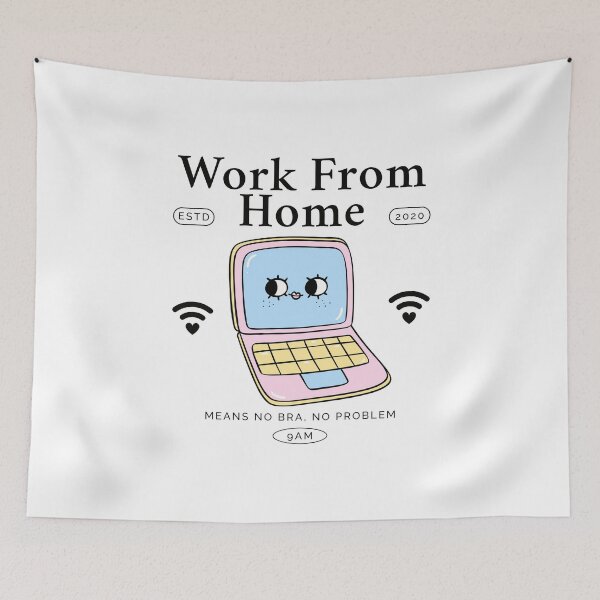 Item preview, Work from home means no bra, no problem designed and sold by Peerless-Prime.