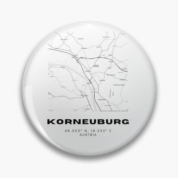 Item preview, Korneuburg Map – Minimalist Lower Austria City Art designed and sold by RM-Journey.