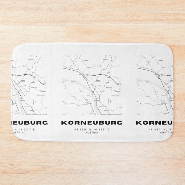 Item preview, Korneuburg Map – Minimalist Lower Austria City Art designed and sold by RM-Journey.