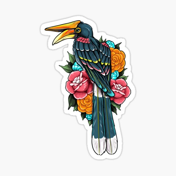 The 'Greatest' Hornbill Sticker