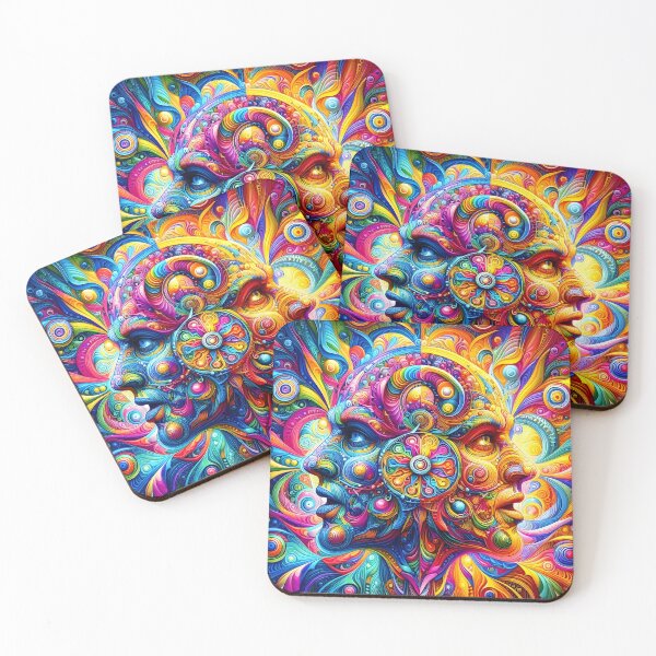 Item preview, Psychedelic Abstract Art – Vivid Swirls & Patterns designed and sold by FusionGaze.