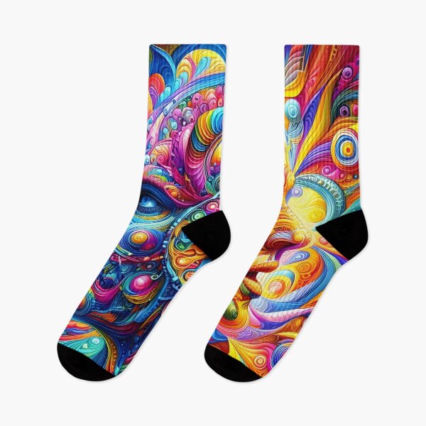 Item preview, Psychedelic Abstract Art – Vivid Swirls & Patterns designed and sold by FusionGaze.
