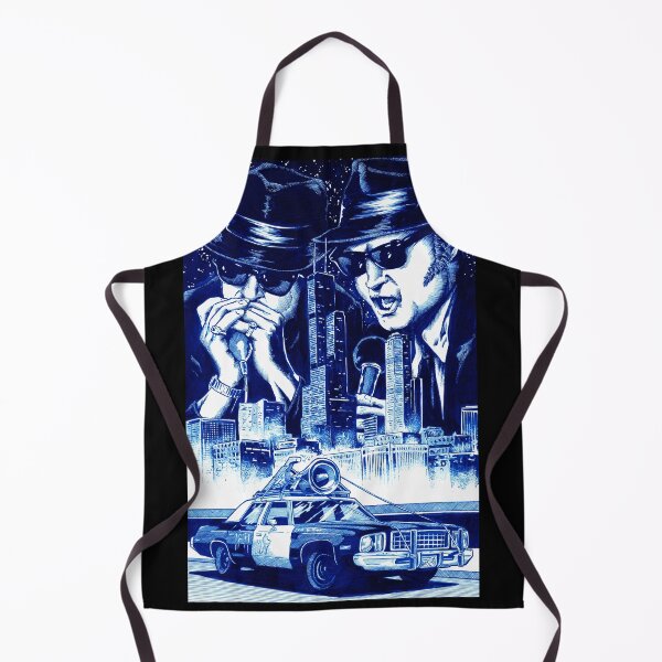 Item preview, Blues Brothers chicago joliet jake elwood 80s movies cult classic belushi ackroyd r&b music band illinois bluesmobile blue and white designed and sold by JonathanGrimm.