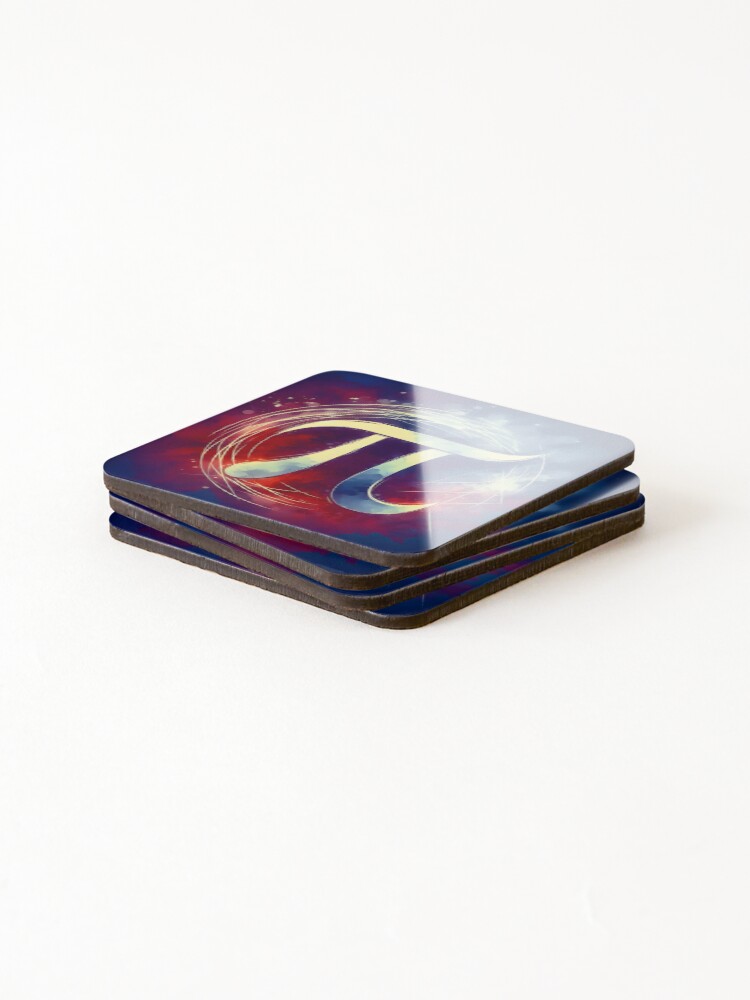 Thumbnail 4 of 5, Coasters (Set of 4), Pi designed and sold by GraphicsClub.