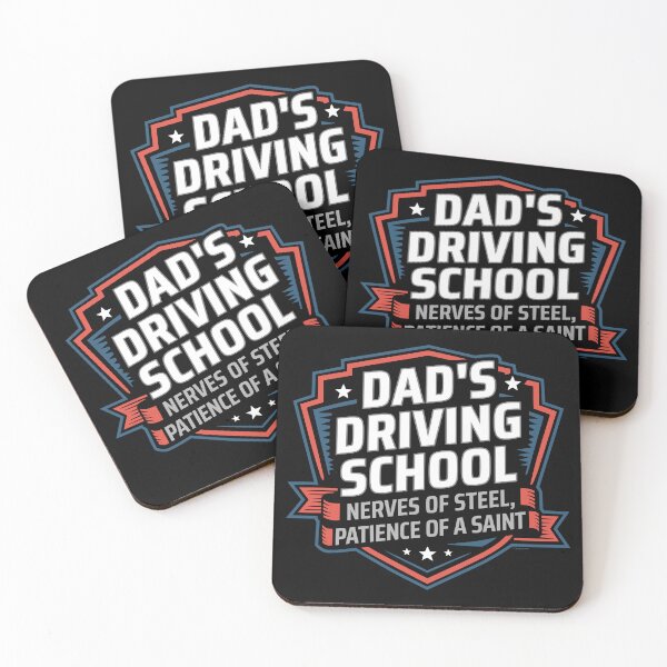 Item preview, Dad’s Driving School - Nerves of Steel, Patience of a Saint designed and sold by Automotive Art by Greg.