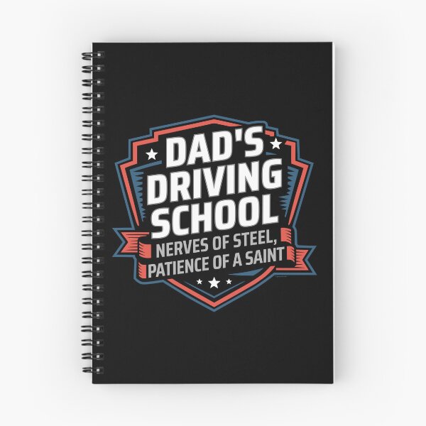 Item preview, Dad’s Driving School - Nerves of Steel, Patience of a Saint designed and sold by Automotive Art by Greg.