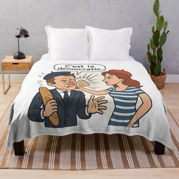 Item preview, C’est la démocratie – Satirical Cartoon of the French President designed and sold by darkan1.
