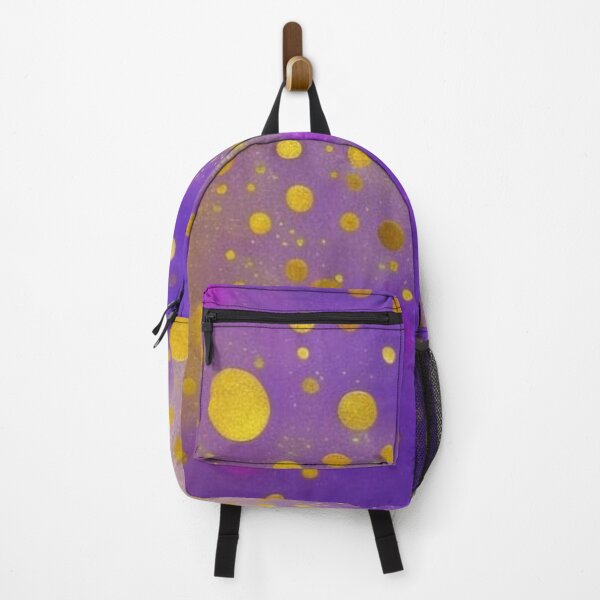 Item preview, Abstract Composition in Purple and Gold #1 designed and sold by GaggleHaus.