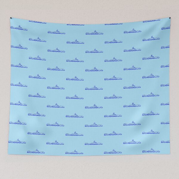 Item preview, Surfaced Submarine Above Water Surface Dive Boat designed and sold by shirt-o-mat.