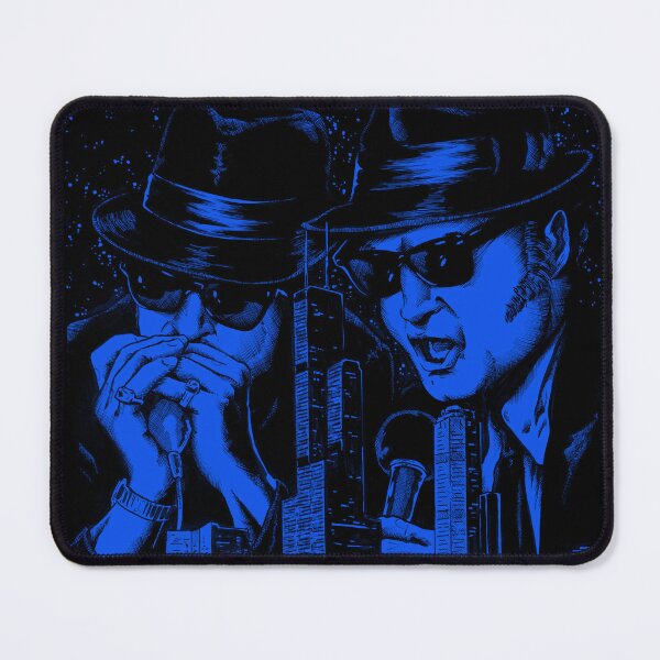 Item preview, Blues Brothers chicago joliet jake elwood 80s movies cult classic belushi ackroyd r&b music band illinois bluesmobile black and blue designed and sold by JonathanGrimm.