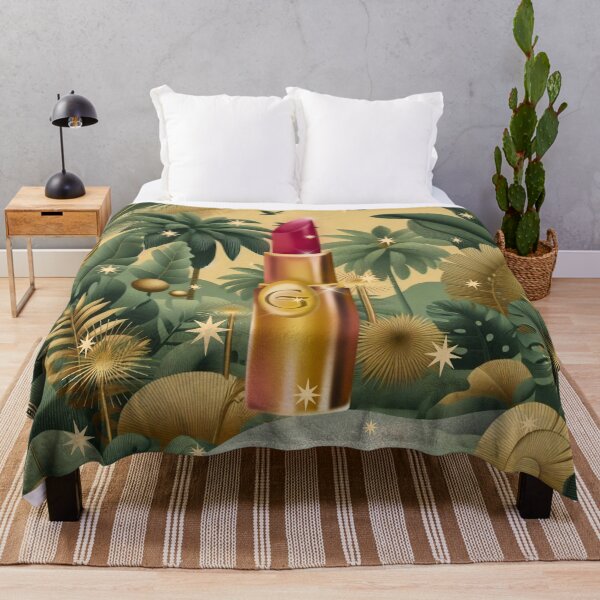 Item preview, Elegant Gold Tropical Jungle Pattern | Botanical Palm Leaves Design designed and sold by Sugar Wisdom .