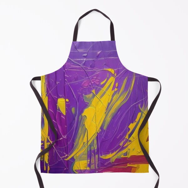 Item preview, Abstract Composition in Purple and Gold #2 designed and sold by GaggleHaus.