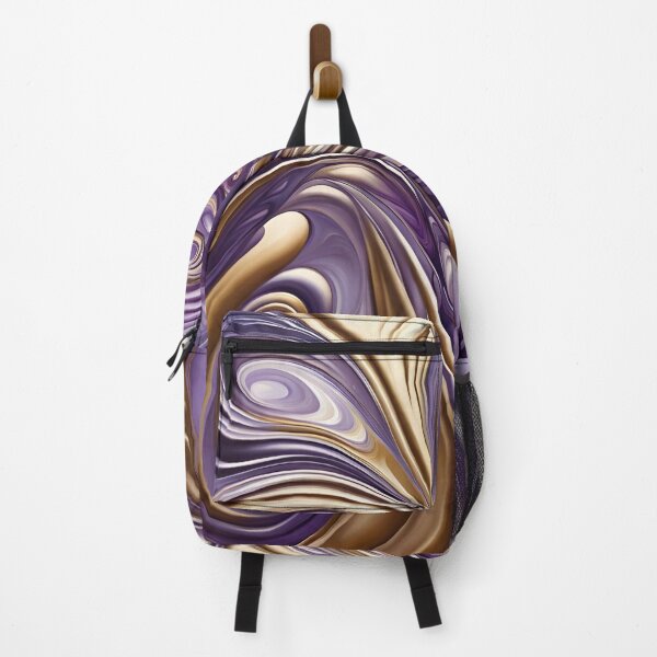 Item preview, Abstract Composition in Purple and Gold #3 designed and sold by GaggleHaus.
