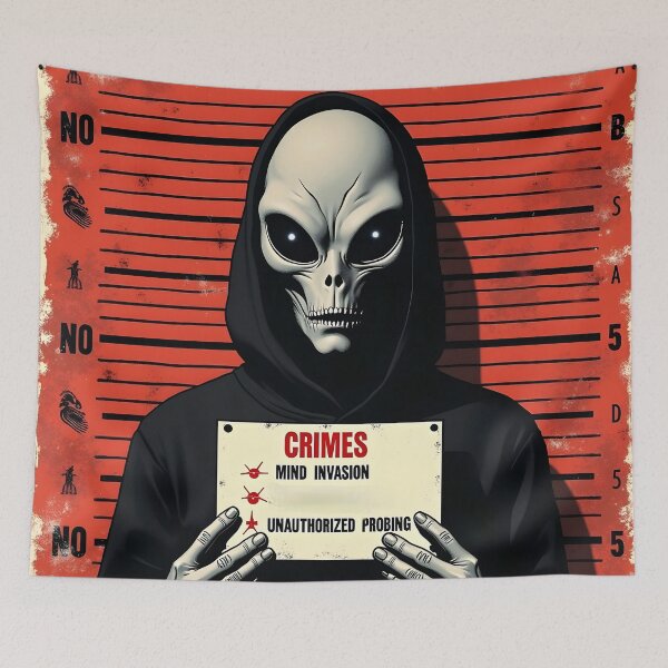 Item preview, Galactic Offender No. 51 designed and sold by AlienInkvasion.
