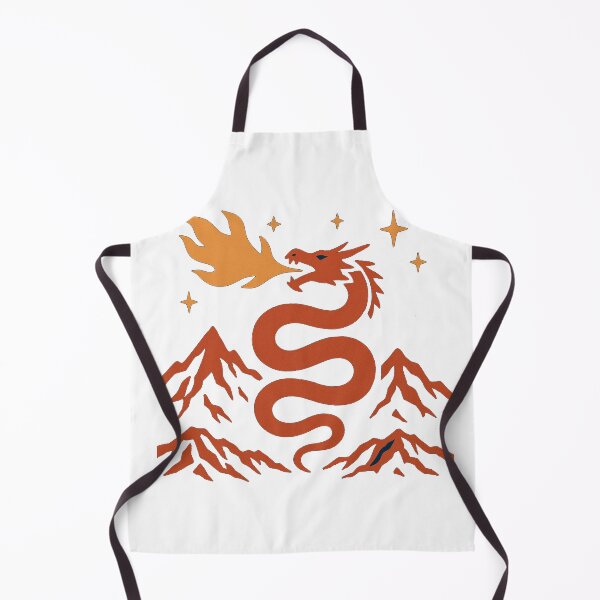 Item preview, Fiery Dragon in Starlit Mountains designed and sold by Route and Render.