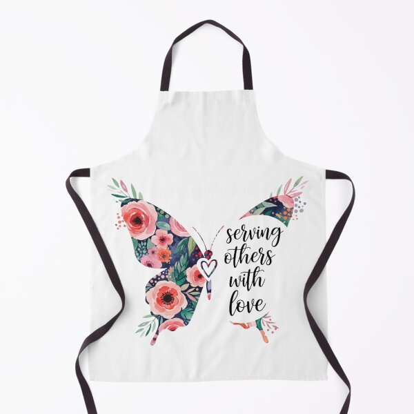Item preview, Serving Others With Love Floral Butterfly designed and sold by Faithloveshop.