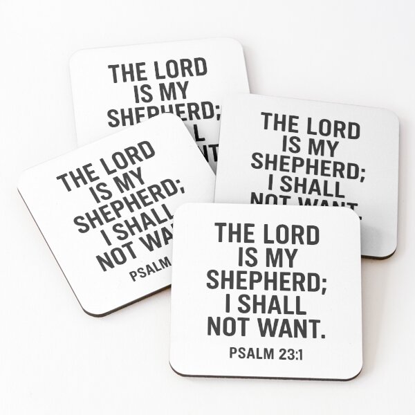 Item preview, PSALM 23:1 designed and sold by TheWonkyEaselCo.
