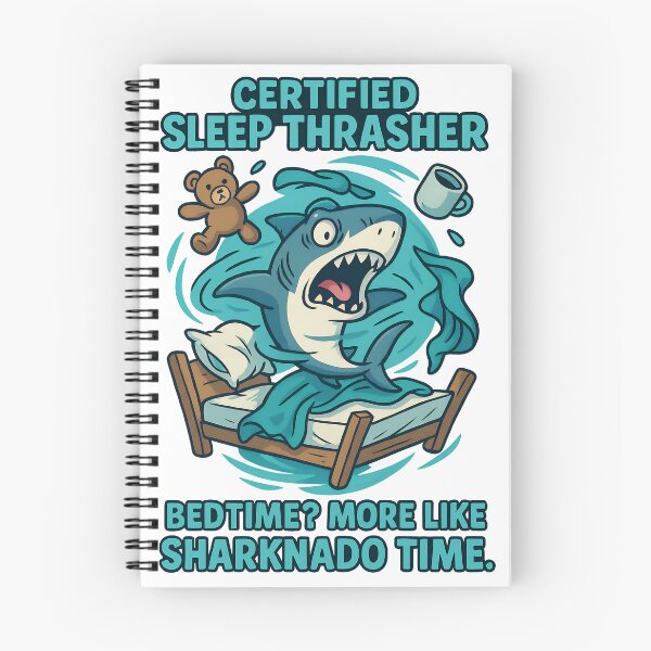 Item preview, Certified Sleep Thrasher – Sharknado Bedtime Humor Design designed and sold by TeeTimeTreasure.