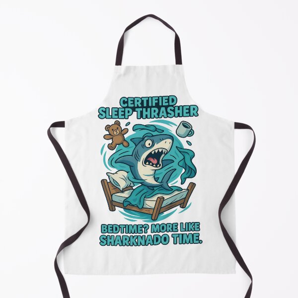 Item preview, Certified Sleep Thrasher – Sharknado Bedtime Humor Design designed and sold by TeeTimeTreasure.
