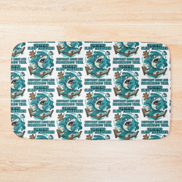 Item preview, Certified Sleep Thrasher – Sharknado Bedtime Humor Design designed and sold by TeeTimeTreasure.