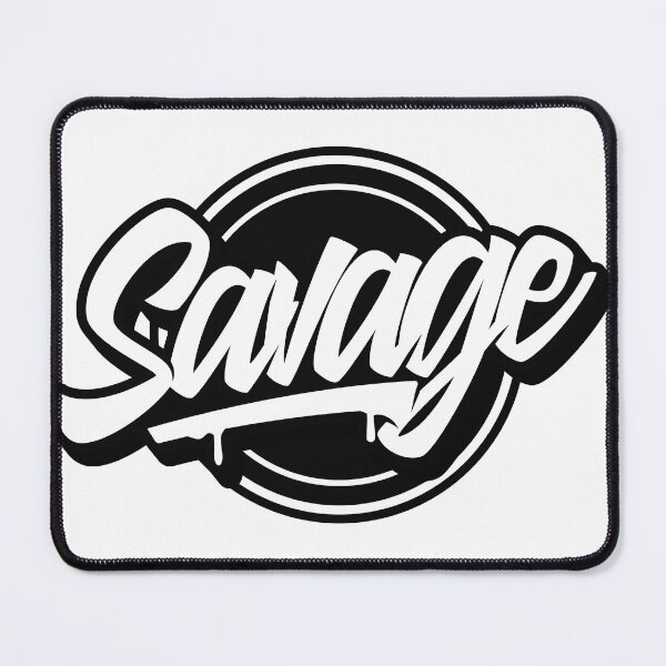 Item preview,  Savage Graffiti Font Sticker – Black White Power Style designed and sold by PigpanStickerrr.