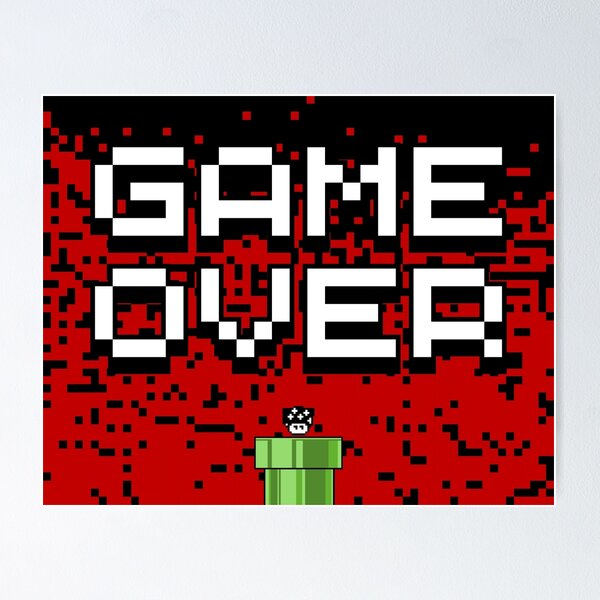 Item preview, Game over designed and sold by BlueBerry45.