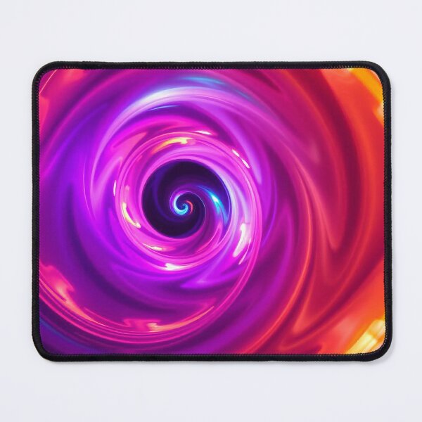 Item preview, Mesmerizing Purple Orange Spiral Vortex designed and sold by puravidavisions.