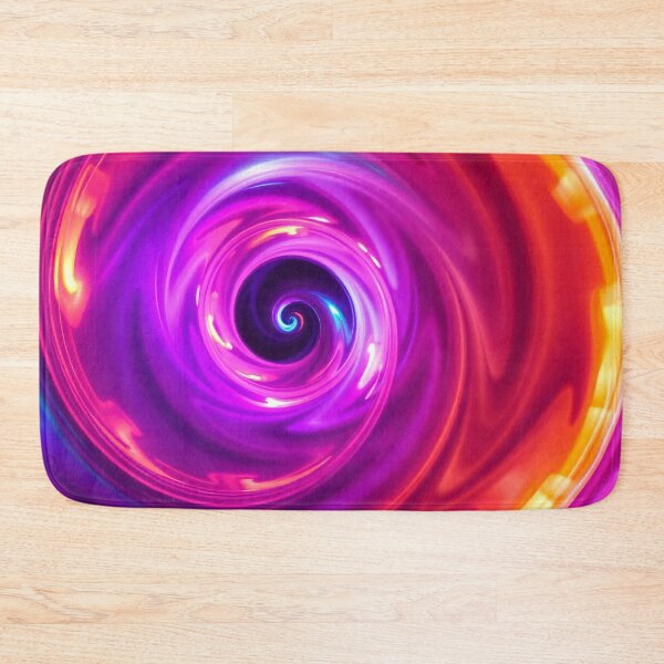 Item preview, Mesmerizing Purple Orange Spiral Vortex designed and sold by puravidavisions.