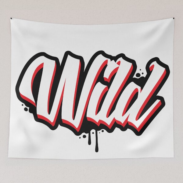 Item preview, Wild Font Sticker – Free Spirit Edition designed and sold by PigpanStickerrr.