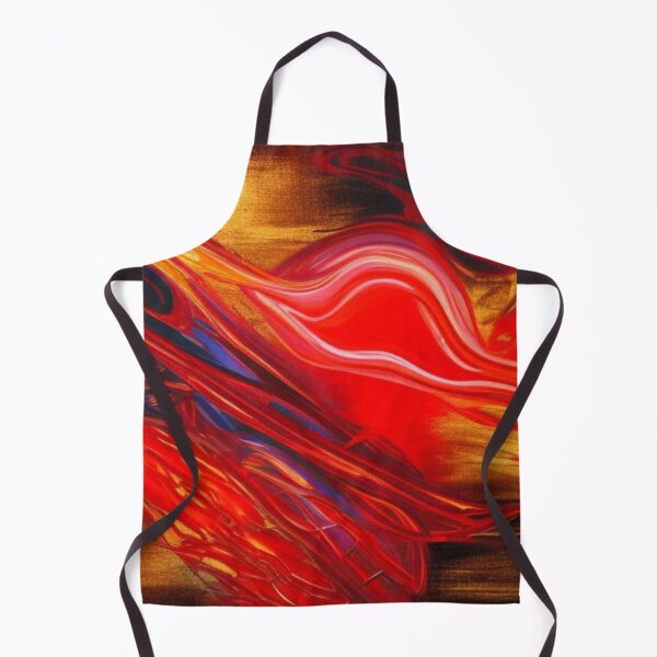 Item preview, Abstract Composition in Red, Black, and Gold designed and sold by GaggleHaus.